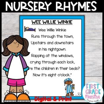 wee willie winkie nursery rhyme   grade maestra trisha hyde