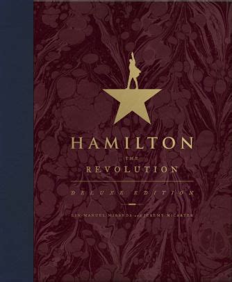 hamilton  revolution bn exclusive deluxe edition  lin manuel miranda jeremy mccarter