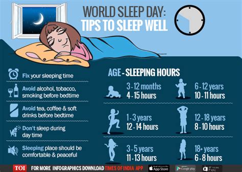 infographic how to sleep better times of india