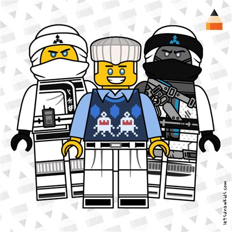 drawing lego ninjago zane ninjago season   lego ninjago