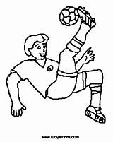 Kicking Bolas Desenhos Colorir Futebol Getdrawings sketch template