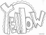 Coloring Pages Yellow Color Colors Getcolorings Printable Getdrawings sketch template