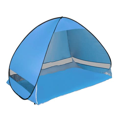 automatic pop  beach sun shade tent portable shade canopy   person blue walmartcom