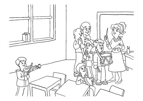 coloring page  class  printable coloring pages img