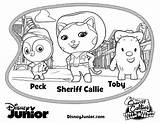 Sheriff Coloring Pages Callie Wild West Disney Howdy Jr Kids Toby Partner Junior Color Peck Mcstuffins Doc Dvd Printable Printables sketch template