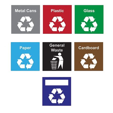 label recycling signs printable