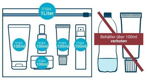 fluessigkeiten im handgepaeck regeln ausnahmen im ueberblick