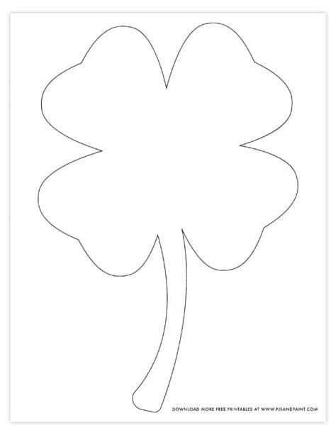 leaf clover template