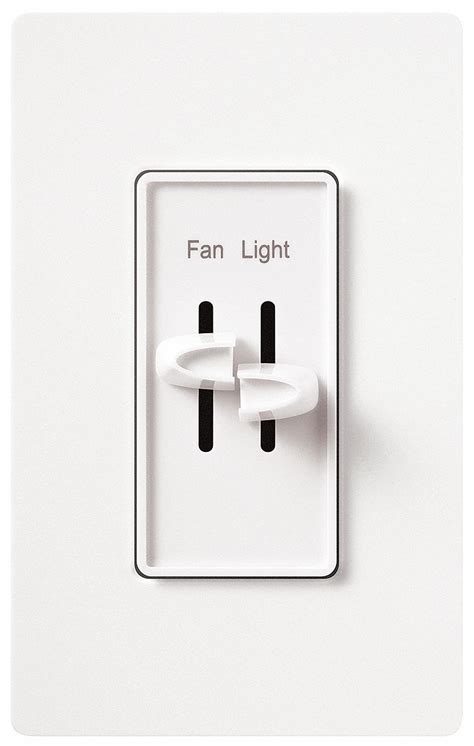 lutron fan  light control white    voltage    width  pwks lfsq