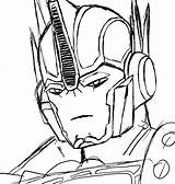 Optimus Prime Face Transformers Tfp Drawing Coloring Pages Template Deviantart G1 Getdrawings Truck Templates Bumblebee Favourites Add sketch template