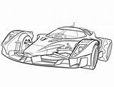 Race Car Coloring Pages Cars Kids Printable Lexus Lfa sketch template