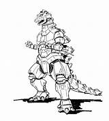 Mechagodzilla Coloring Pages Drawing Getdrawings Color Printable Getcolorings sketch template