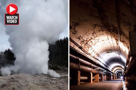 yellowstone fears rise volcano could blow from underground tunnels