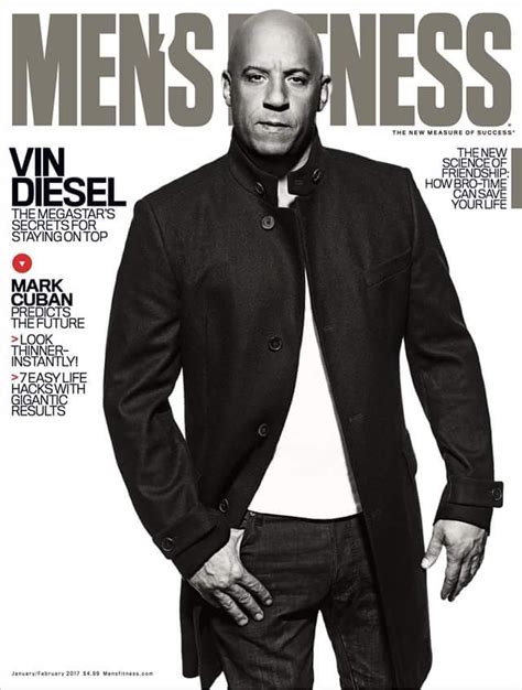 Vin Diesel Handsome On This Magazine Cover 💪