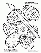 Coloring Easter Pages Printable Egg Popular sketch template