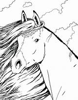 Horse Coloring Pages Adults Horses Coloriage Beautiful Kids Book Portrait Sara Bella Colouring Adult Sheets Print Pony Visit Books sketch template
