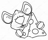 Raton Come Cartoon Rat Pest Rodent Hug Muzzle Animal Leerlo sketch template