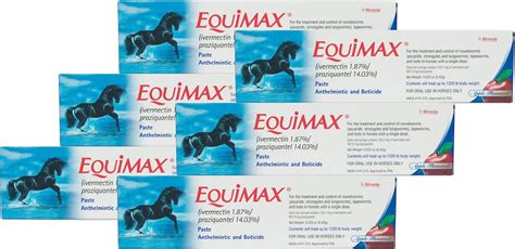 equimax horse wormer ivermectin   praziquantel  paste tube ebay