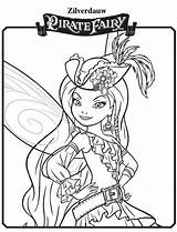 Coloring Pages Fairy Tinkerbell Pirate Getcolorings sketch template