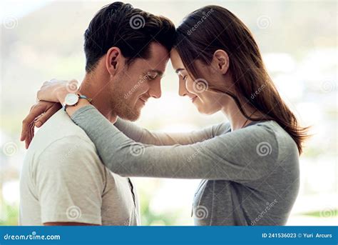 They Share A Deep Love Shot Of A Young Couple Sharing A Tender Moment