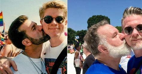 Gay Couple Re Creates Pride March Selfie Popsugar