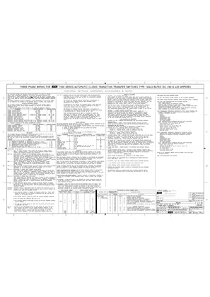 wiring diagram asco  series automatic soft load closed transition transfer switch asls