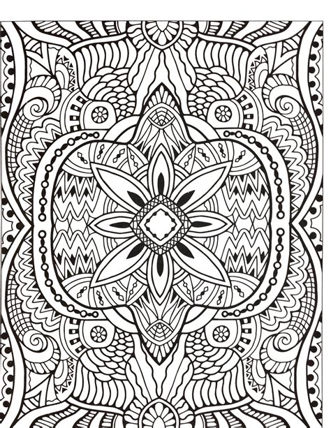 printable abstract coloring pages