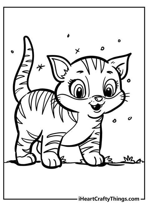 cute cat coloring pages  unique  extra cute