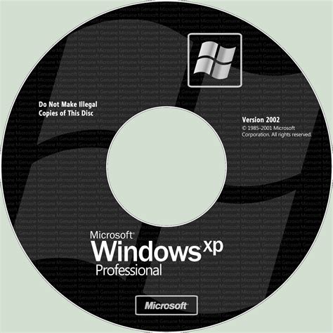 windows xp professional lightscribe disc label  macleodmac  deviantart