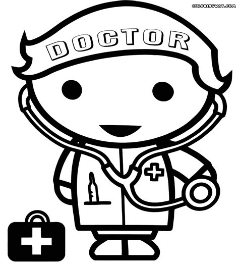 doctor bag coloring page high quality coloring pages coloring home