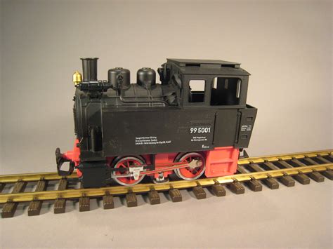 lgb trains  scale lgb  black steam locomotive