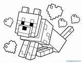 Minecraft Pages Cat Coloring Getcolorings sketch template