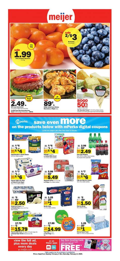 meijer weekly ad flyer valid february    weekly ads digital coupons grocery store