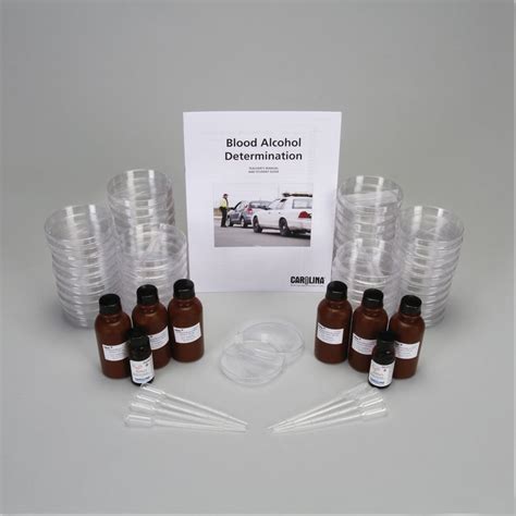 blood alcohol determination kit carolina biological supply