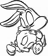 Coloring Baby Bunny Bugs Tweety Pages Wecoloringpage sketch template
