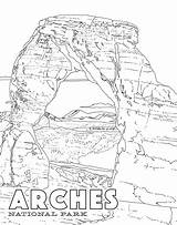 Parks Arches sketch template