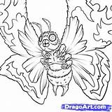 Godzilla Mothra Drawing Colouring Kaiju Colorir Muto Getdrawings Albanysinsanity Coloringhome Gigan Adora Svg Mission Lovely Clipart Dragoart sketch template