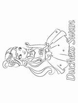 Swan Coloring Kids Duchess Ever After High Fun Personal Create sketch template