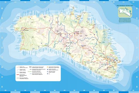 large menorca maps     print high resolution  detailed maps