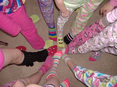 fiesta friday real party silly socks pajama party