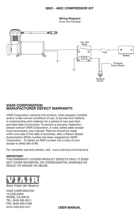 viair  compressor wiring diagram wiring diagram