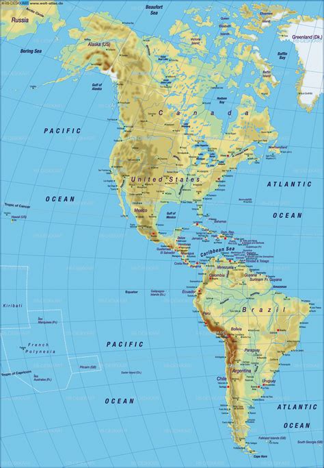 peta kota peta benua amerika america map