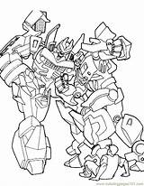 Coloring Pages Transformer Fallen Revenge Transformers sketch template