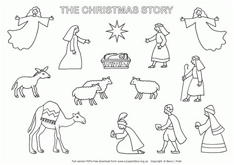 printable nativity scene coloring page nativity coloring