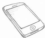 Phone Drawing Cellphone Mobile Sketches Simple Flip Drawings Easy Paintingvalley Tablet Flash Using Device Make sketch template