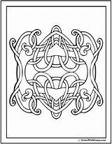 Celtic Coloring Pages Knot Designs Colorwithfuzzy Printable Patterns Irish Scottish Sheets sketch template