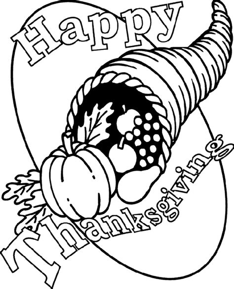 thanksgiving cornucopia coloring page crayolacom