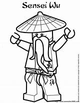 Wu Meister Sensei Ninjago Ausmalbild Benutzen Ordnung Webbrowser sketch template