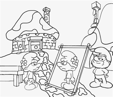 cute smurf coloring pages printable  coloringfoldercom cartoon