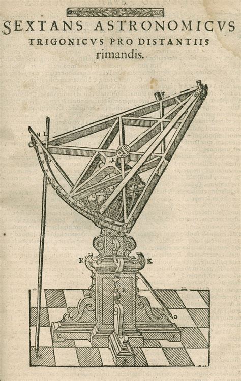 tycho brahe s triangular astronomical sextant posters and prints by anonymous